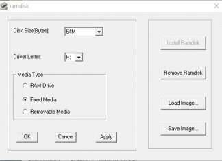 Gavotte RamDisk – створюємо швидкий диск в ОЗУ
