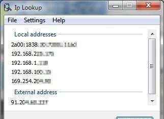Ip Lookup – крихта покаже ip адреса вашого компютера