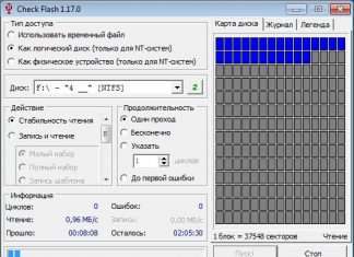 Check Flash – тест працездатності флешки