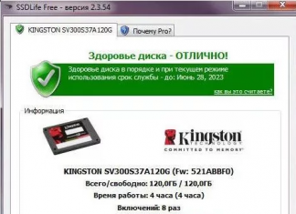 SSDLife Free – працездатність твердотільних накопичувачів