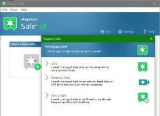 Steganos Safe – захищене сховище для важливих файлів