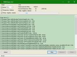 HDDClean – очищення дисків Windows від сміття