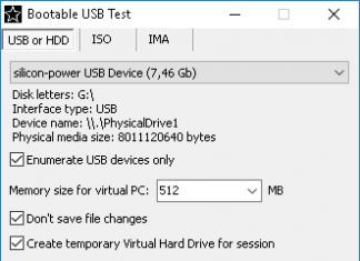 Bootable USB Test – перевірка завантажувальної флешки і диски