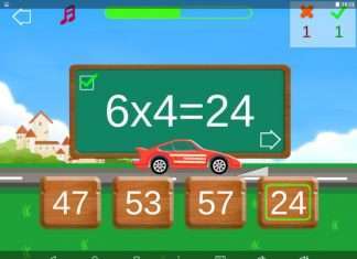 Таблиця множення для дітей – додаток для Андроїда