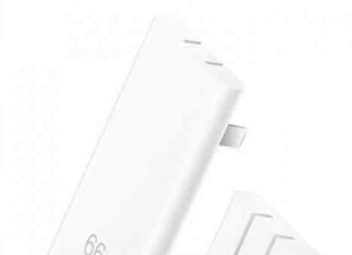 Ультратонка зарядка huawei на 66 вт поміщається навіть в гаманець