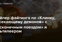 Трейлер файтинга по “клинку, що розсікає демонів” з “нескінченним поїздом” і мультилеером