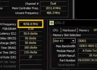 Adata розігнала пам’ять ddr5 до рекордної частоти-8118 мгц