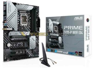 Материнські плати asus prime z690 для процесорів alder lake здалися на фото