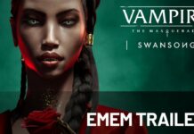 У новому трейлері vampire: the masquerade-swansong представлений іграбельний персонаж емем