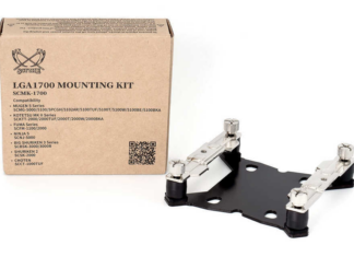 Scythe представила комплект кріплень, що забезпечує сумісність кулерів з lga 1700