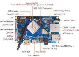 Одноплатний комп’ютер orange pi 4 lts вийде в лютому за ціною від $55