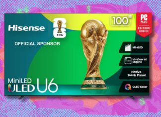 Масштабне оновлення домашнього кінотеатру: 100-дюймовий Mini-LED телевізор Hisense досяг рекордно низької ціни